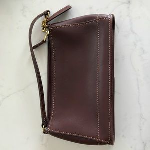 Coach purse, brown leather